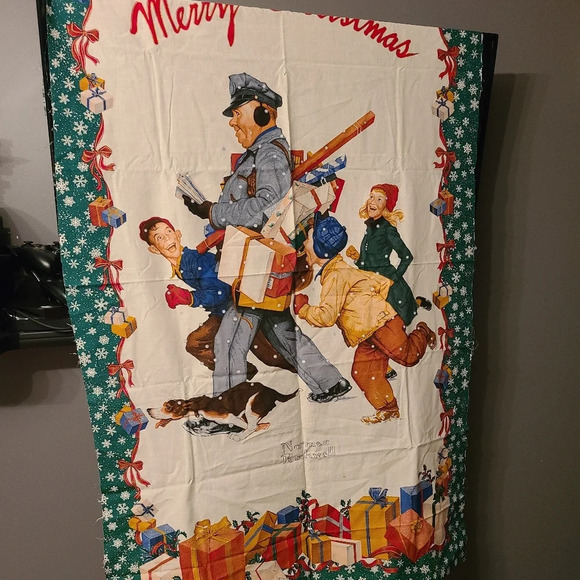 Wamsutta Hallmark Cards Inc. Norman Rockwell Fabrics cotton - Picture 1 of 6